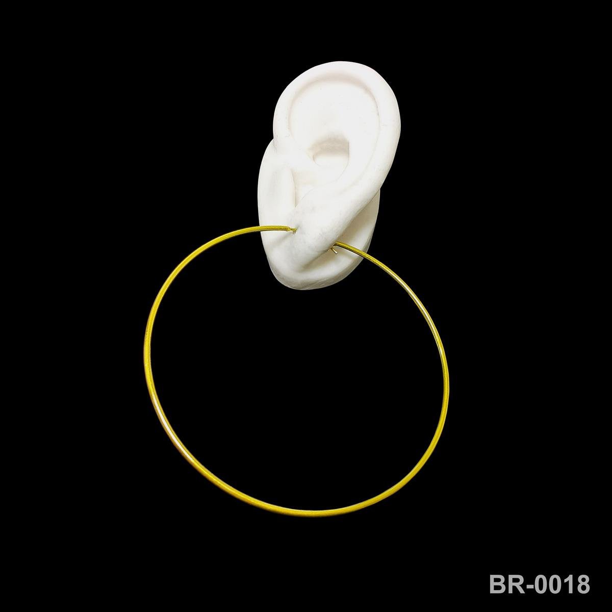 Brinco de Argola Grande Passante (Sem Banho) 