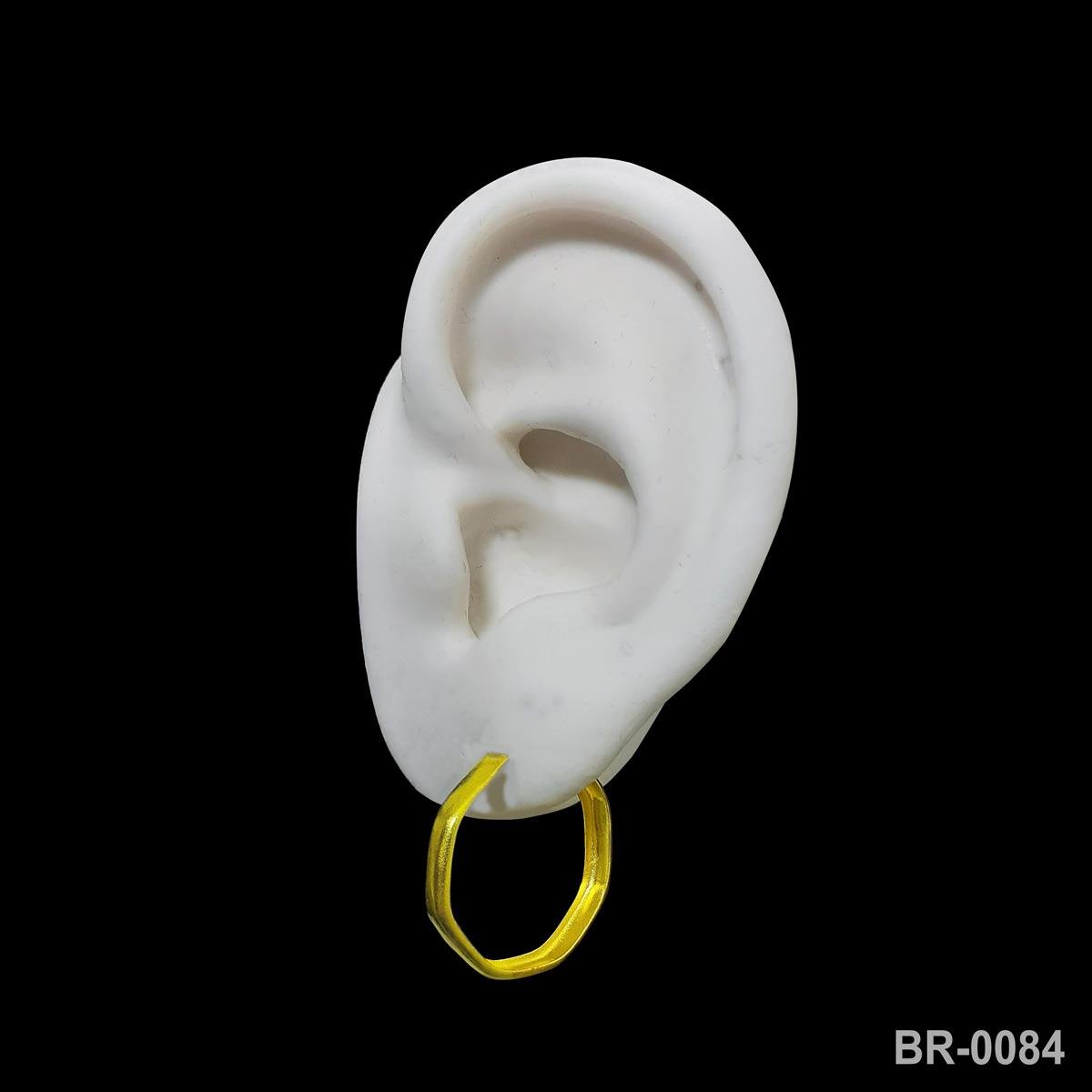 Brinco de Argola Octógono (sem banho) 