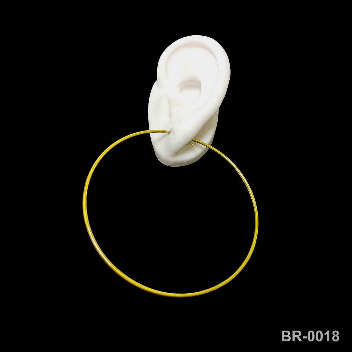 Brinco de Argola Grande Passante (Sem Banho) 