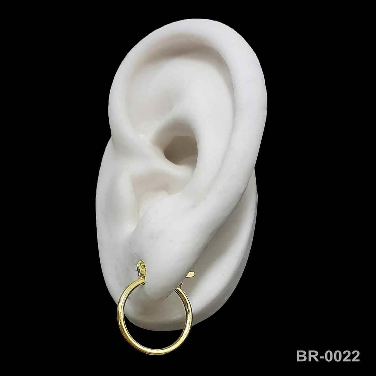 Brinco de Argola 1,7cm Pequeno Com Fecho Italiano (Sem banho) 