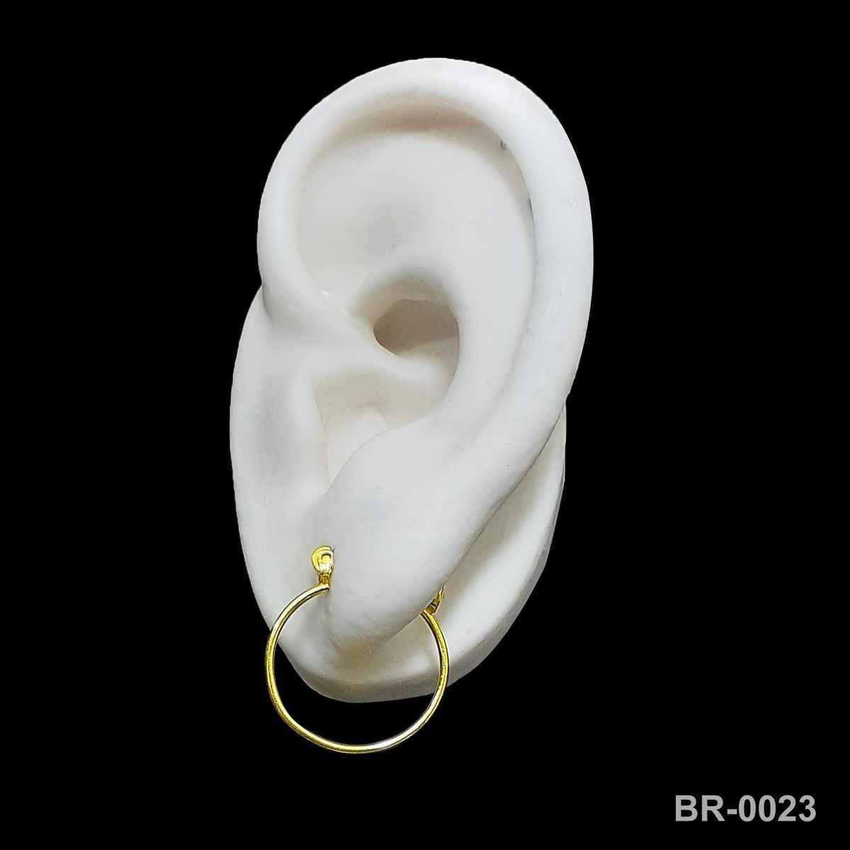 Brinco de Argola Pequeno Fecho Italiano (Sem Banho) 