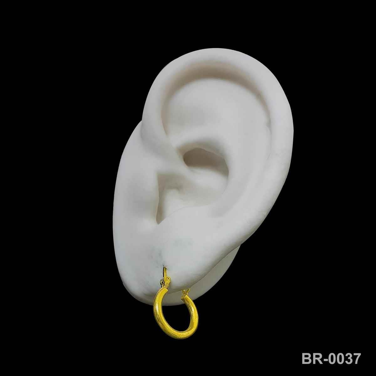 Brinco de Argola 1,5cm Com Gancho da Vovó (Sem banho) 