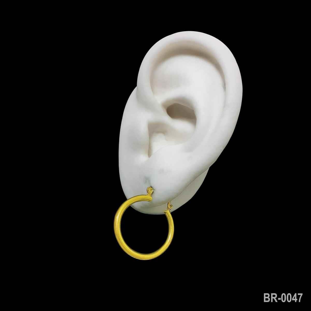 Brinco De Argola Gancho Da Vovó (Sem Banho) 