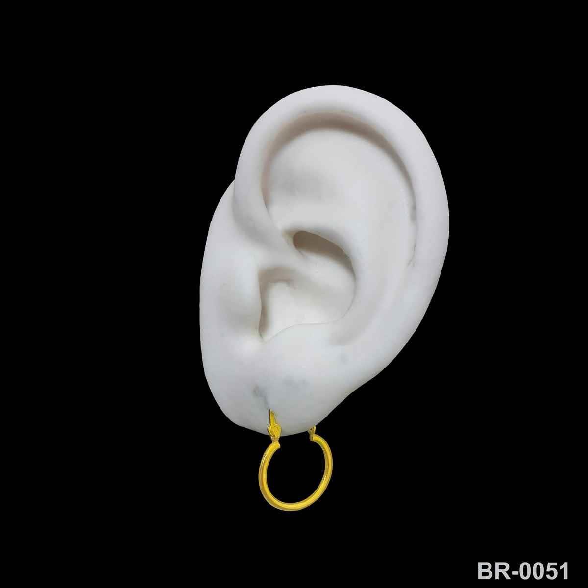 Brinco de Argola Pequeno 1,5cm Com Gancho da Vovó (Sem banho) 