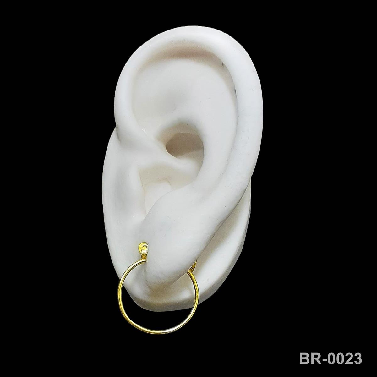 Brinco de Argola Pequeno Fecho Italiano (Sem Banho) 