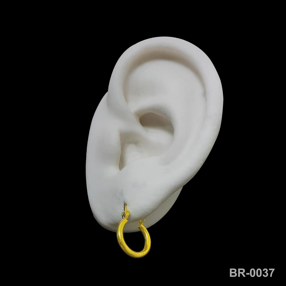 Brinco de Argola 1,5cm Com Gancho da Vovó (Sem banho) 