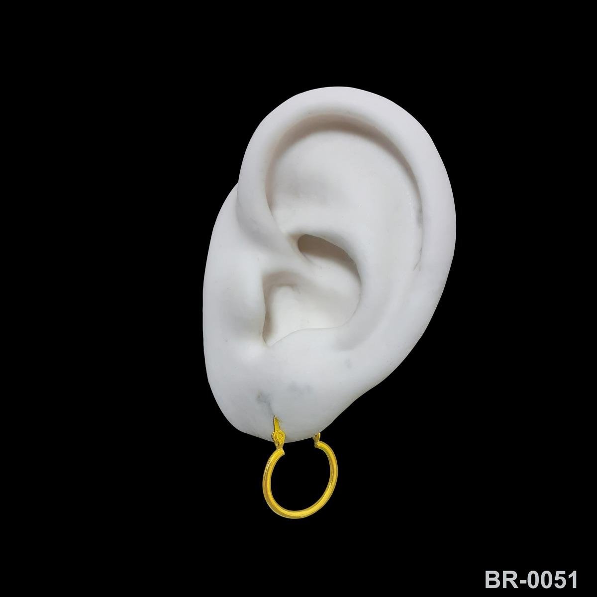 Brinco de Argola Pequeno 1,5cm Com Gancho da Vovó (Sem banho) 