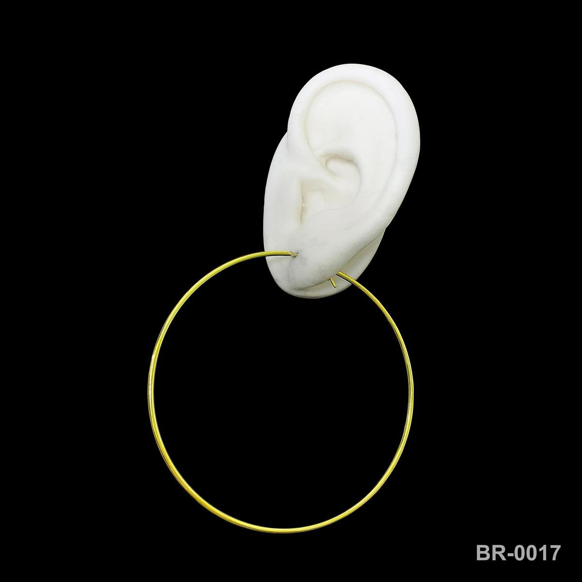 Brinco de Argola Grande Passante (Sem Banho) 