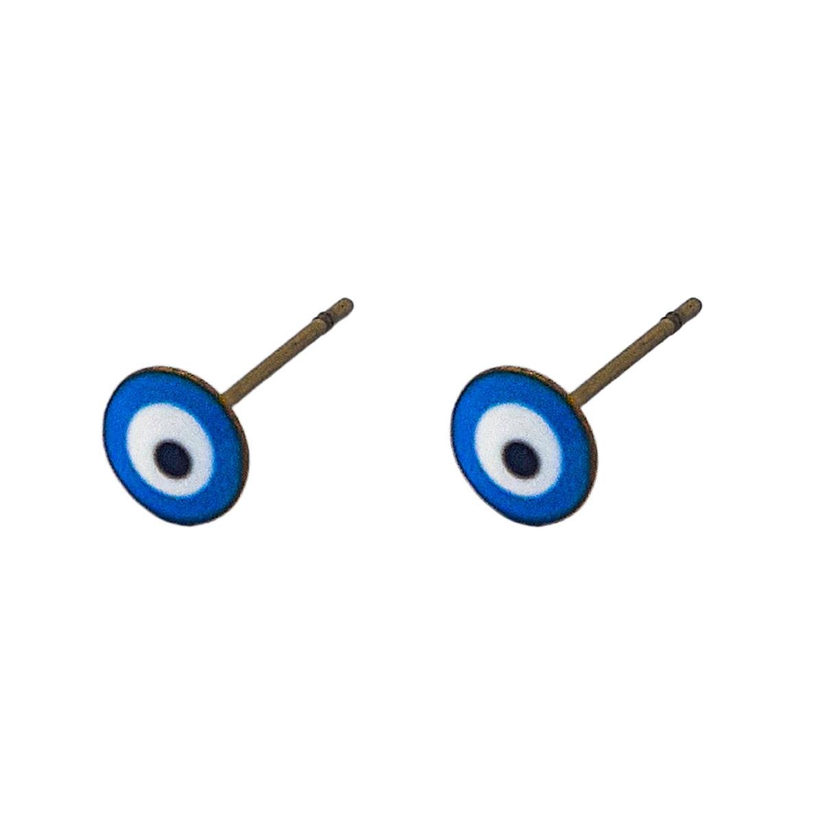 Brinco Olho Grego Pequeno (Sem Banho) 