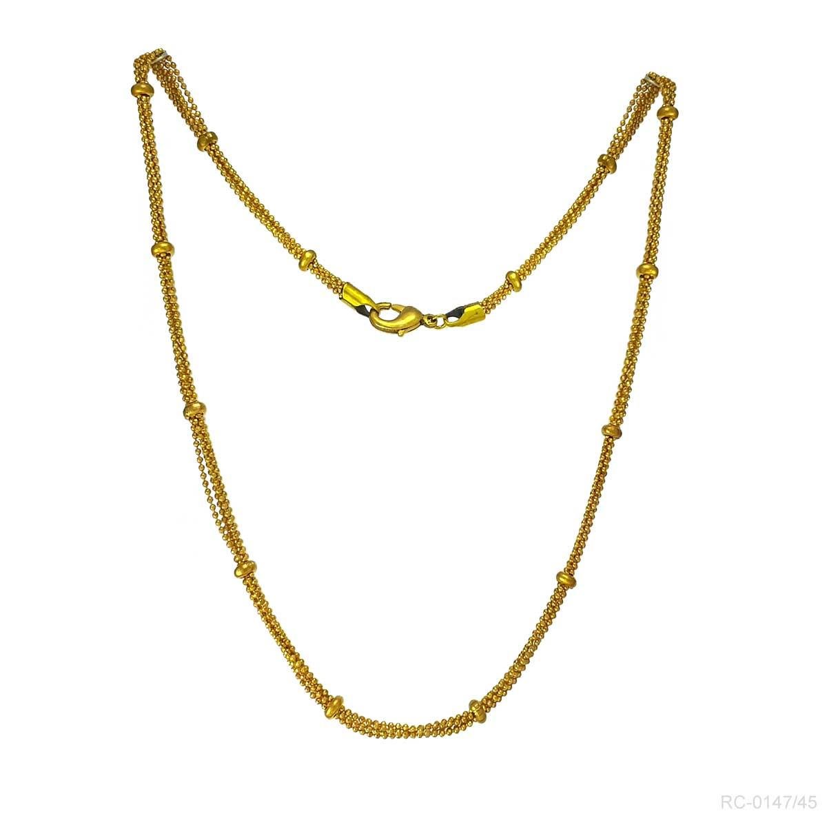 Corrente De Bolinhas Com 5 Fios 45Cm (Sem Banho)
