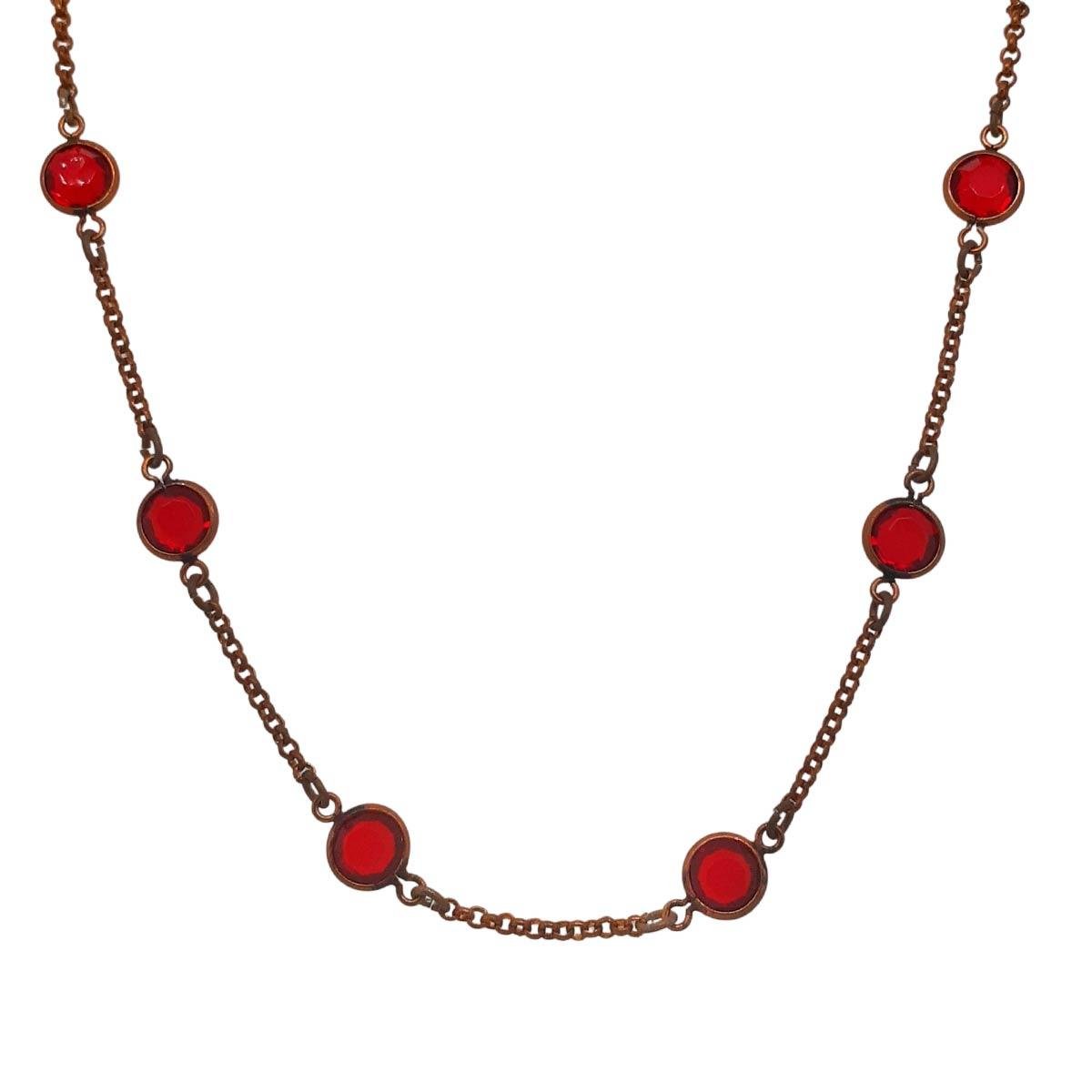 Choker com Pedras Swarovski 35cm (sem banho) 