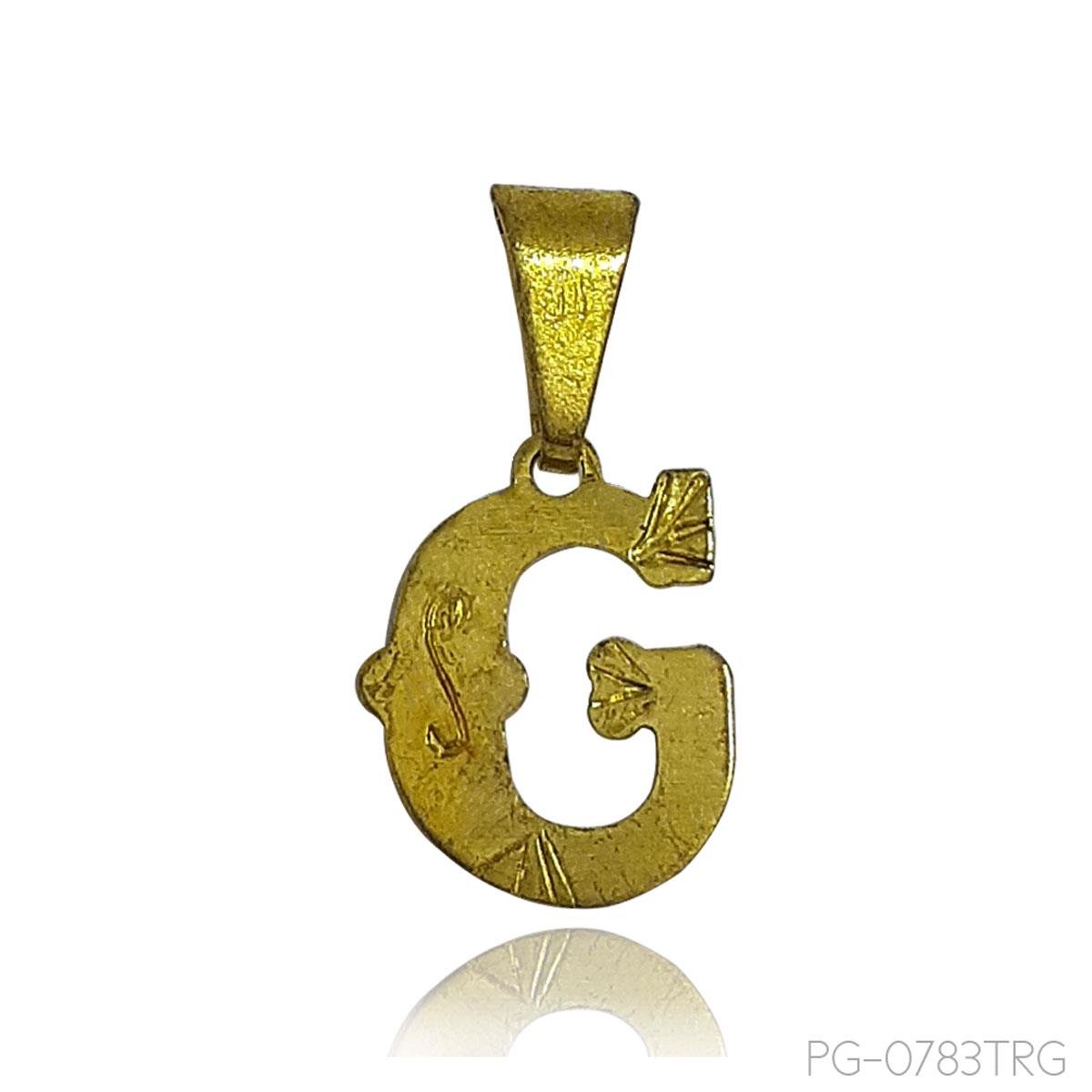 Pingente Letra Trabalhada 0,600G Un Chapa (Sem banho)