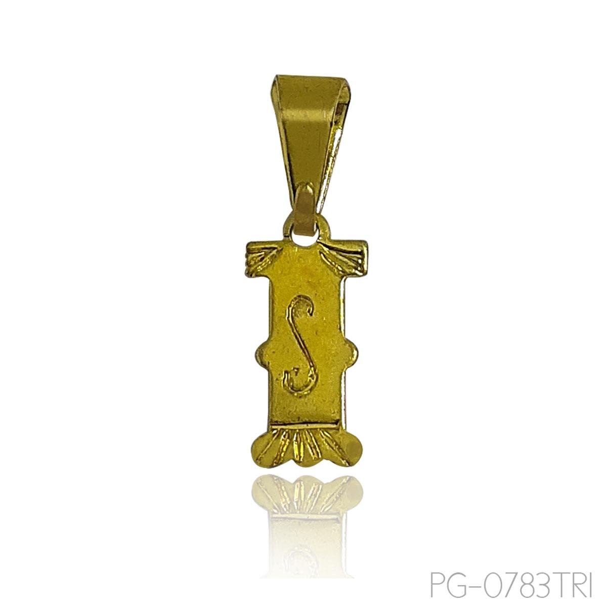Pingente Letra Trabalhada 0,600G Un Chapa (Sem banho)