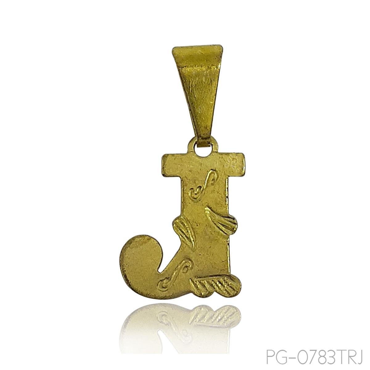 Pingente Letra Trabalhada 0,600G Un Chapa (Sem banho)