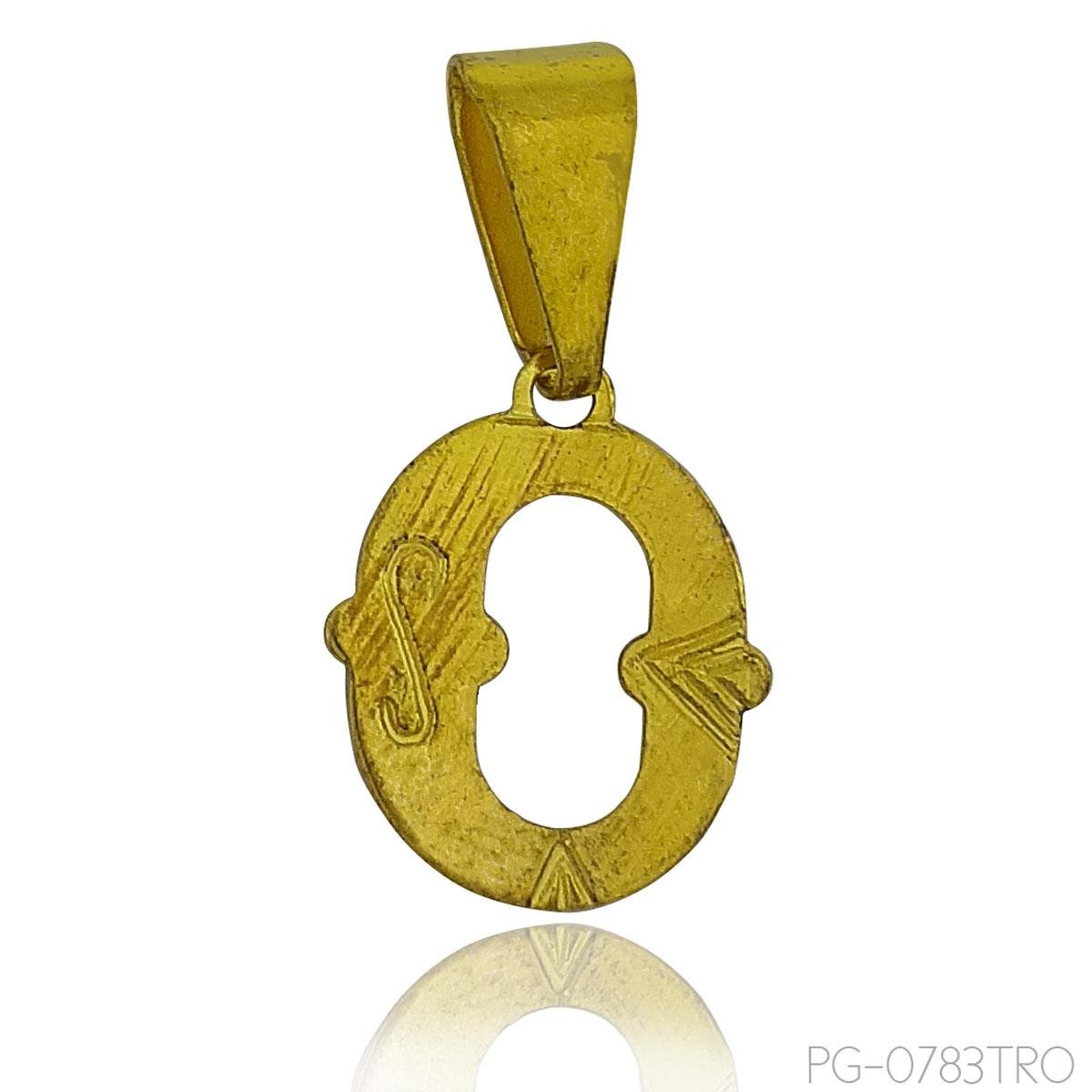 Pingente Letra Trabalhada 0,600G Un Chapa (Sem banho)