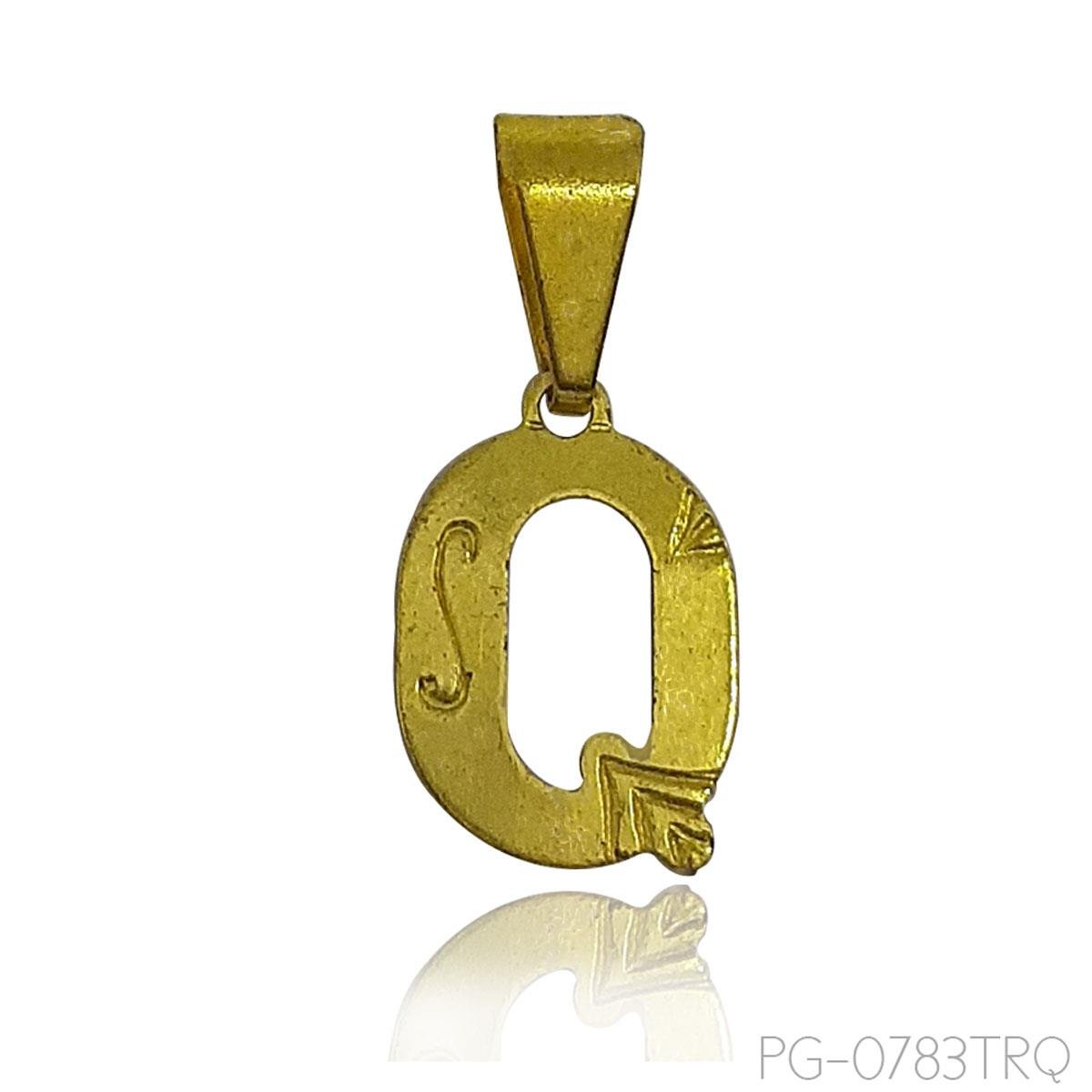 Pingente Letra Trabalhada 0,600G Un Chapa (Sem banho)