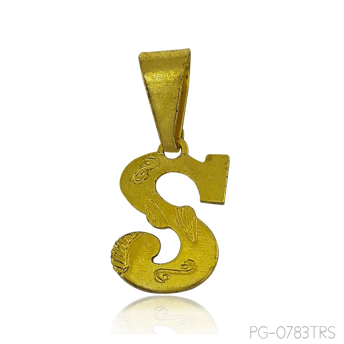Pingente Letra Trabalhada 0,600G Un Chapa (Sem banho)