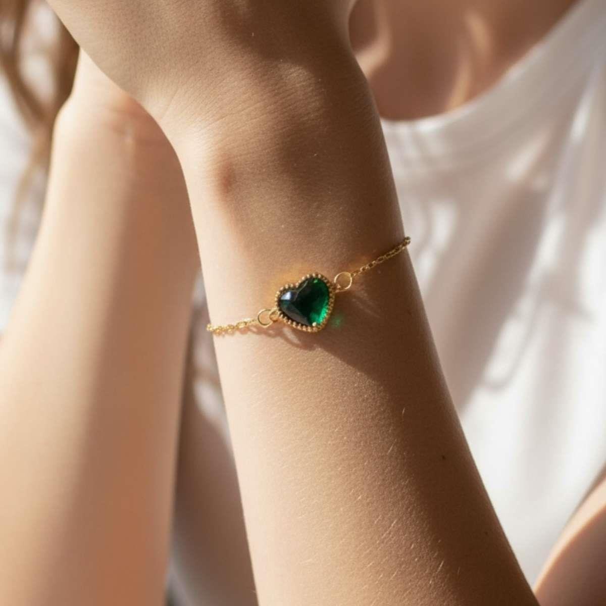 Pulseira Coração 18cm