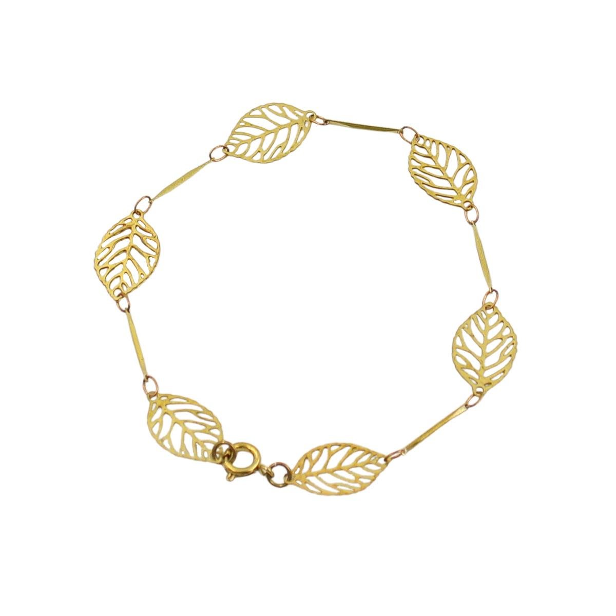 Pulseira de Folha (sem banho) 